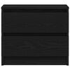 vidaXL Нощен шкаф 2 pcs Черния дъб 50 x 40 x 43,5 см Инженерно дърво