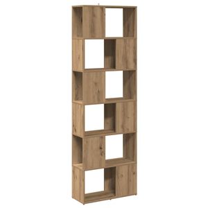 vidaXL Шкаф за книги/разделител на стаи Artisan Oak 60x24x186 cm