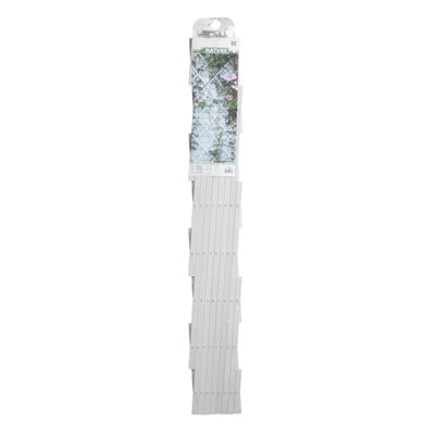 Nature Градинска пергола, 100x200 см, PVC, бяла, 6040703