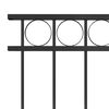 vidaXL Ограден панел Assen стомана 1,7x0,8 м черен