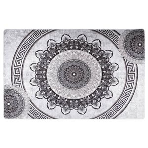 vidaXL Килим, миещ се, 80x150 см, пъстър, противоплъзгащ