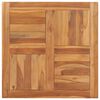 vidaXL Плот за маса, тиково дърво масив, 70x70x2,5 см