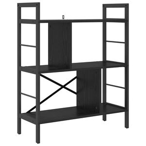 vidaXL Рафт за книги 5 нива 75 x 30 x 91 см Инженерна дървесина