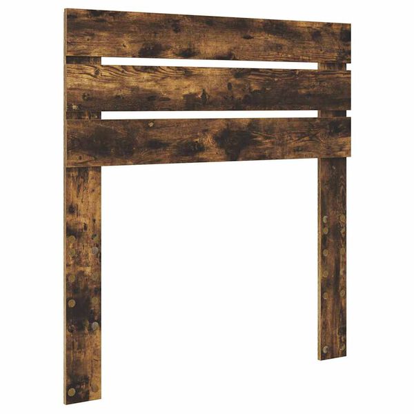 vidaXL Облегалка за глава с таблото Димян дъб 75 cm Инженерно дърво