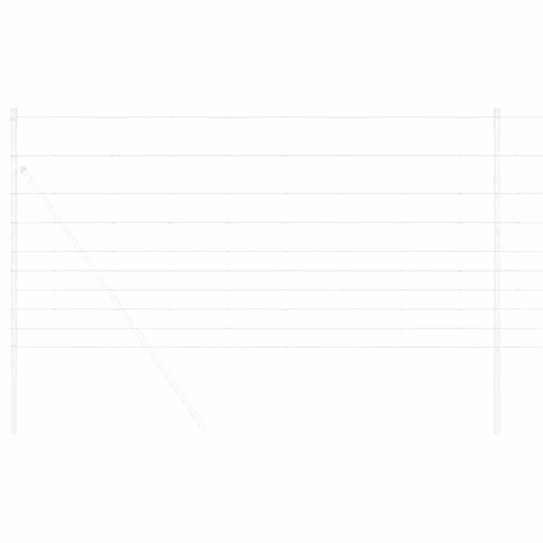 vidaXL Ограда за пасища Сребрист 50 x 1,2 m Поцинкована стомана