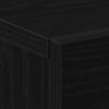 vidaXL Стенен шкаф за нощно шкафче Черния дъб 35 x 35 x 20 см