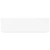 vidaXL Окачен стенен рафт, бял, 80x23,5x3,8 см, МДФ