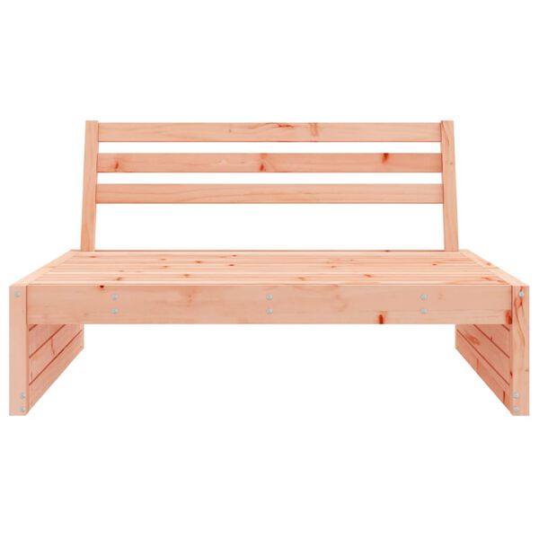 vidaXL Градински среден диван, 120x80 см, дугласко дърво масив