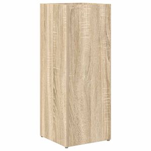 vidaXL Стойка за чадър със съхранение Сонома дъб 25 x 24,5 x 64 см