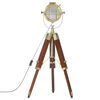 vidaXL Подова лампа тринога, масивно мангово дърво, 69 см