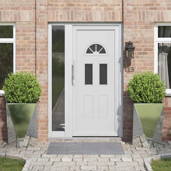 vidaXL Кашпа 2 pcs Сребрист 50 x 50 x 75 cm Галванизирана стомана