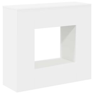 vidaXL Console Table Бяло 82 x 29 x 74 cm Инженерна дървесина