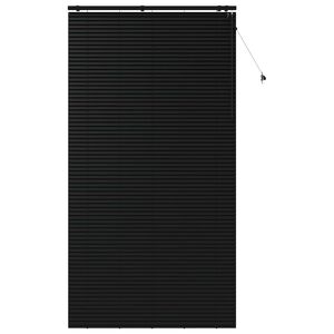 vidaXL Венецианска щора Черно 130 x 250 см 35 mm