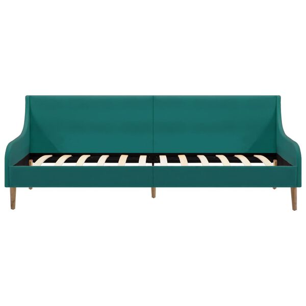 vidaXL Рамка за кушетка, текстил, зелена