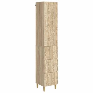 vidaXL Комплект шкафове 2 бр. 33 x 34,5 x 90 см Инженерна дървесина