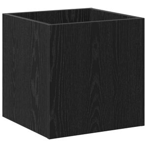 vidaXL Кутия за саксии Черния дъб 40 x 40 x 40 cm Инженерна дървесина