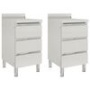 vidaXL Кухненски шкафове за търговци с 3 чекмеджета, 2 бр., 50x60x96 см