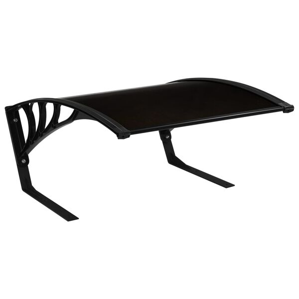 vidaXL Гаражен покрив за роботизирана косачка, 77x103x46 cм, черен