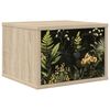vidaXL Стенен шкаф за нощно шкафче RHENEN Дъб сонома 36 x 33 x 25 см