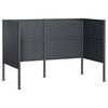 vidaXL Екран за контейнер за отпадъци 167 x 85 x 113 см Стомана