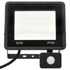 vidaXL LED прожектор със сензор, 50 W, топло бяло