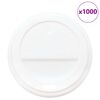 vidaXL Хартиена чаша за кафе капачки &Oslash;80 mm 8oz 1000 бр.