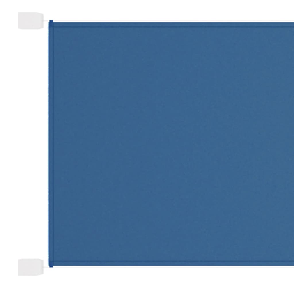 vidaXL Вертикален сенник, син, 140x600 см, оксфорд плат