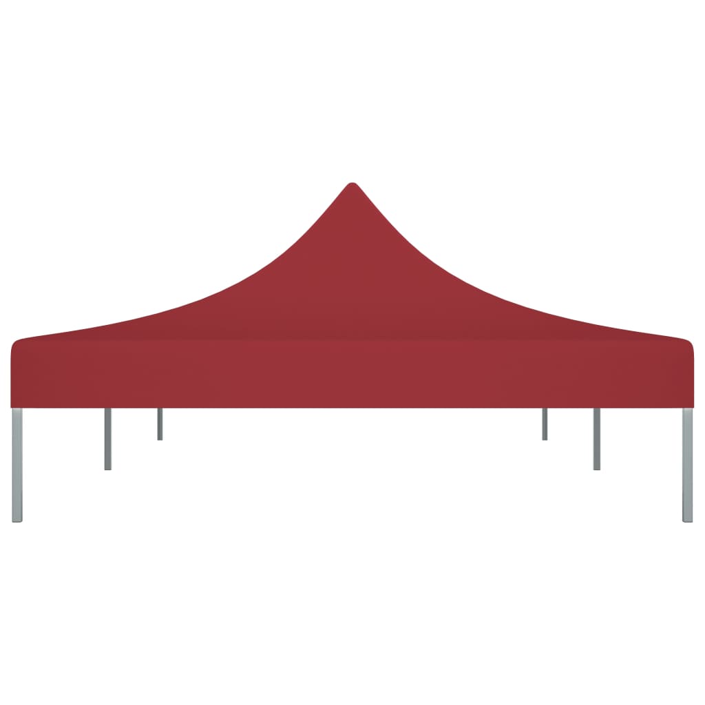 vidaXL Покривало за парти шатра, 6x3 м, бордо, 270 г/м²