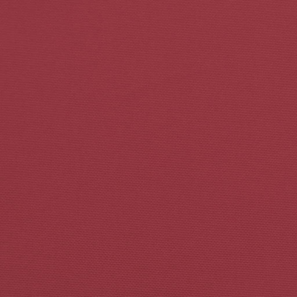 vidaXL Шалте за шезлонг, виненочервено, 200x60x3 см, Оксфорд плат