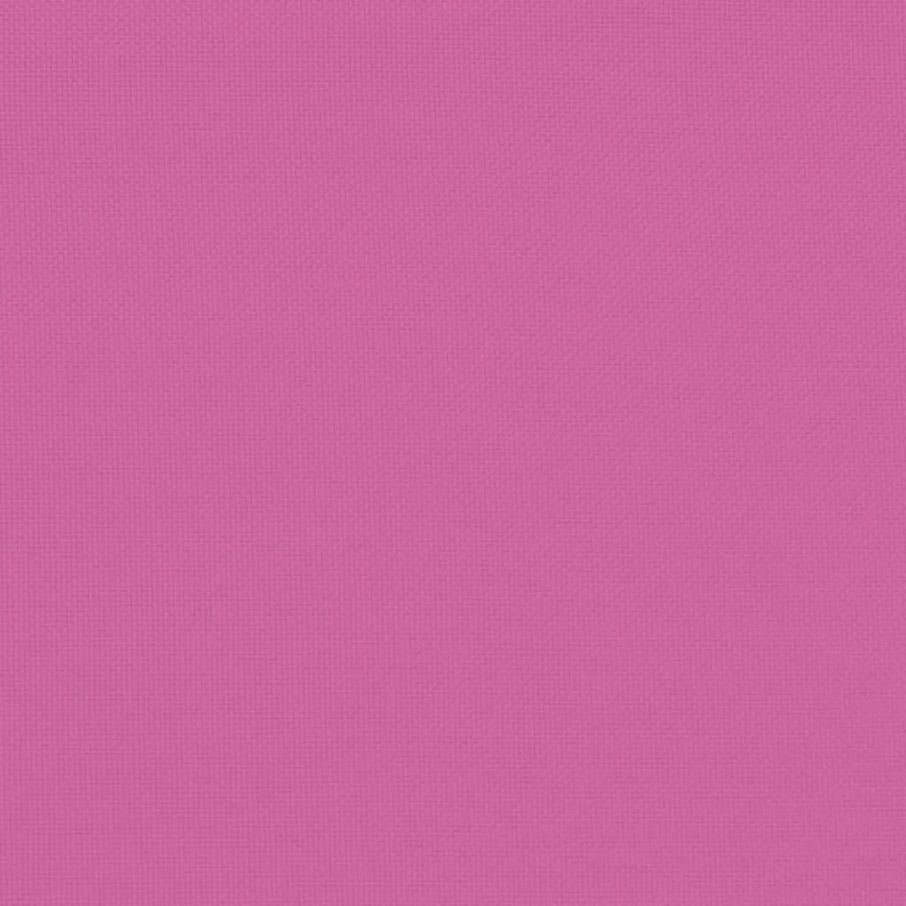 vidaXL Възглавница за градинска пейка розова 180x50x7 см оксфорд плат