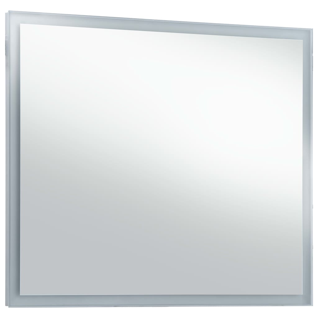 vidaXL LED стенно огледало за баня 60x50 см