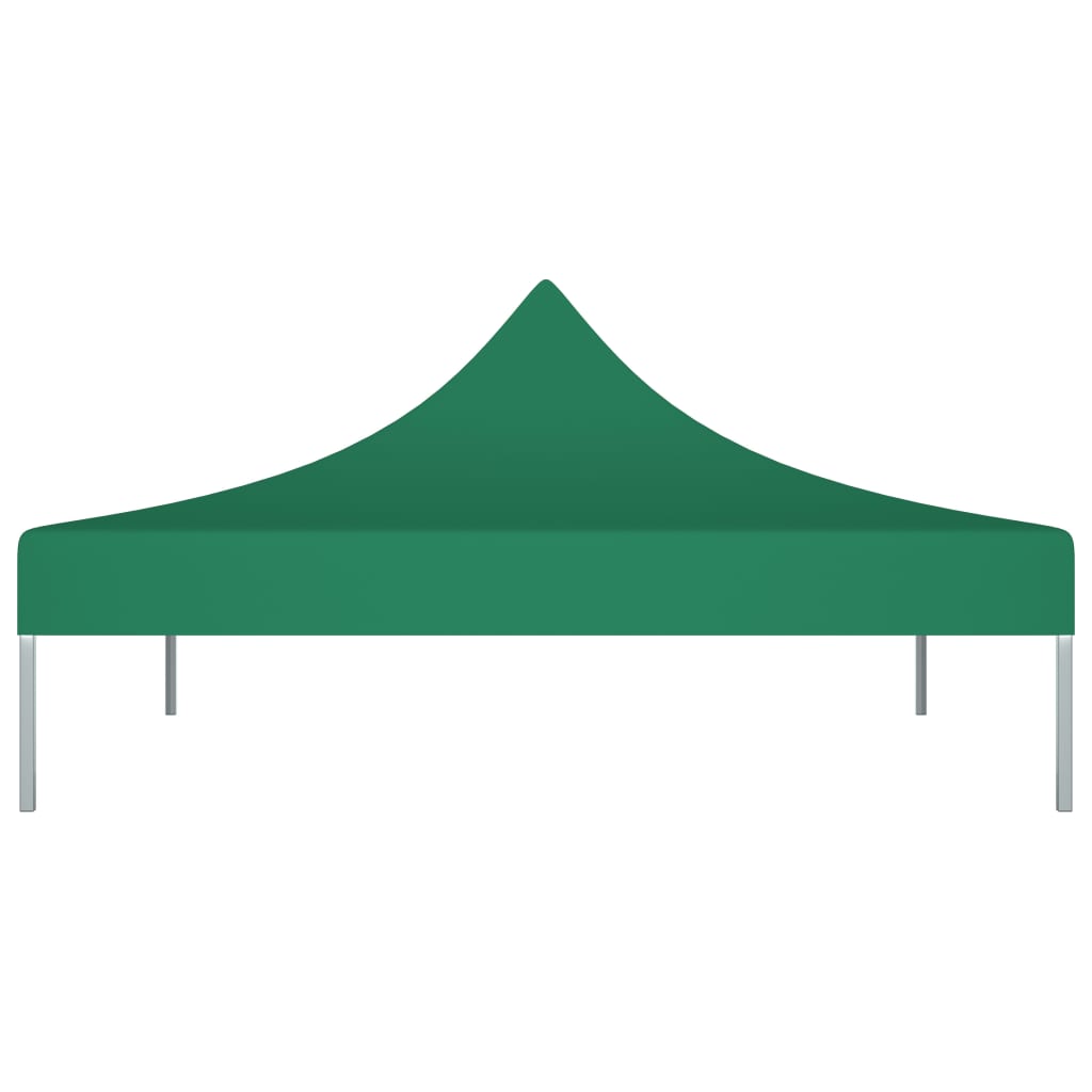 vidaXL Покривало за парти шатра, 3х3 м, зелено, 270 г/м²