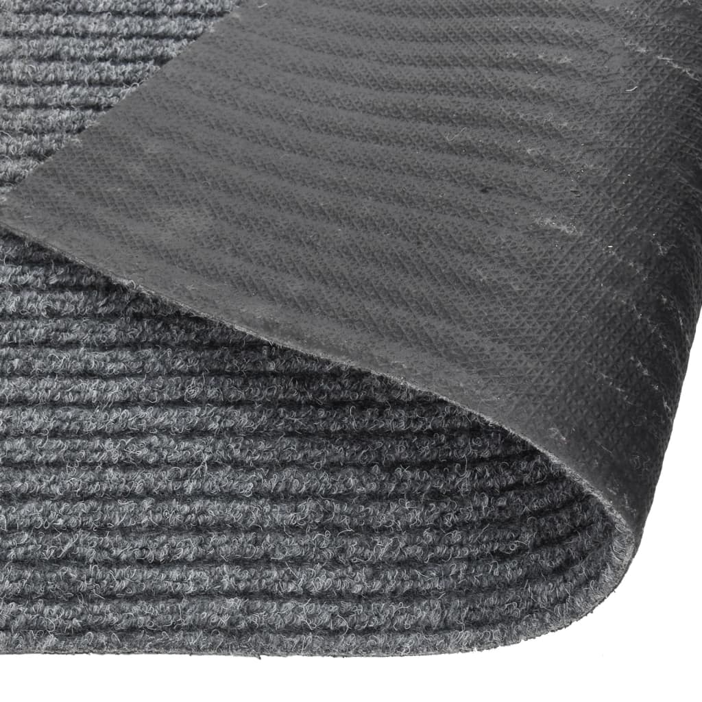 vidaXL Абсорбиращо мръсотията килимче, 100x250 см, сиво