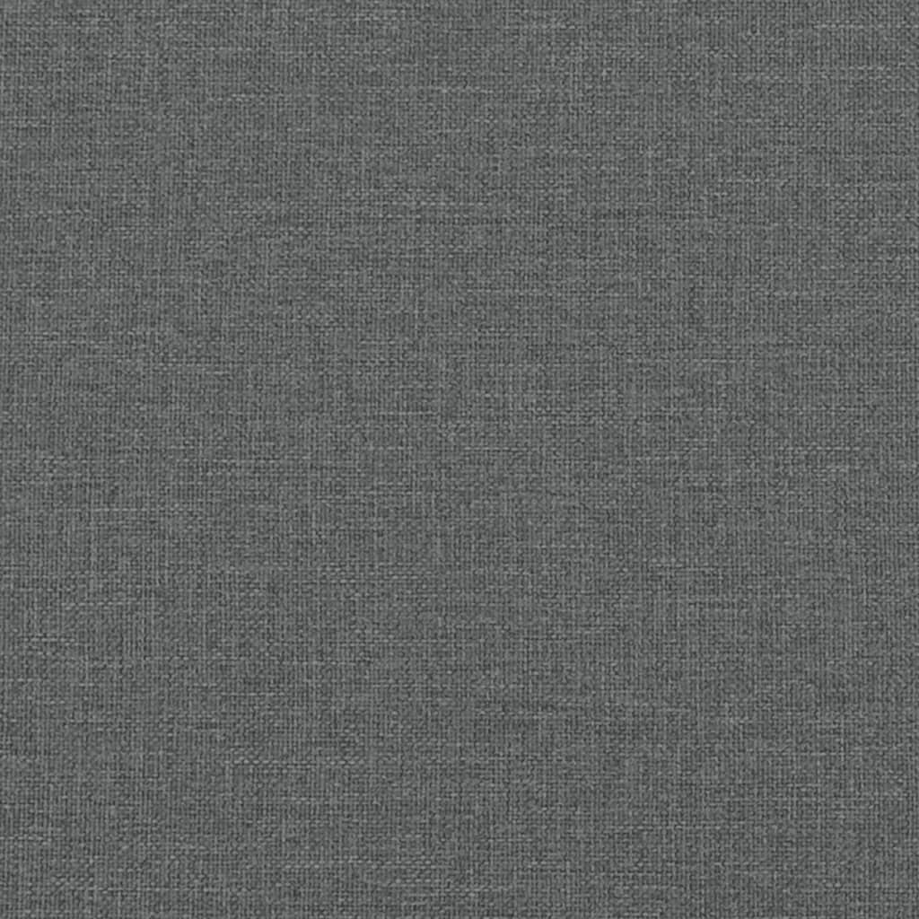 vidaXL Декоративни възглавници, 2 бр, тъмносиви, Ø15x50 см, плат