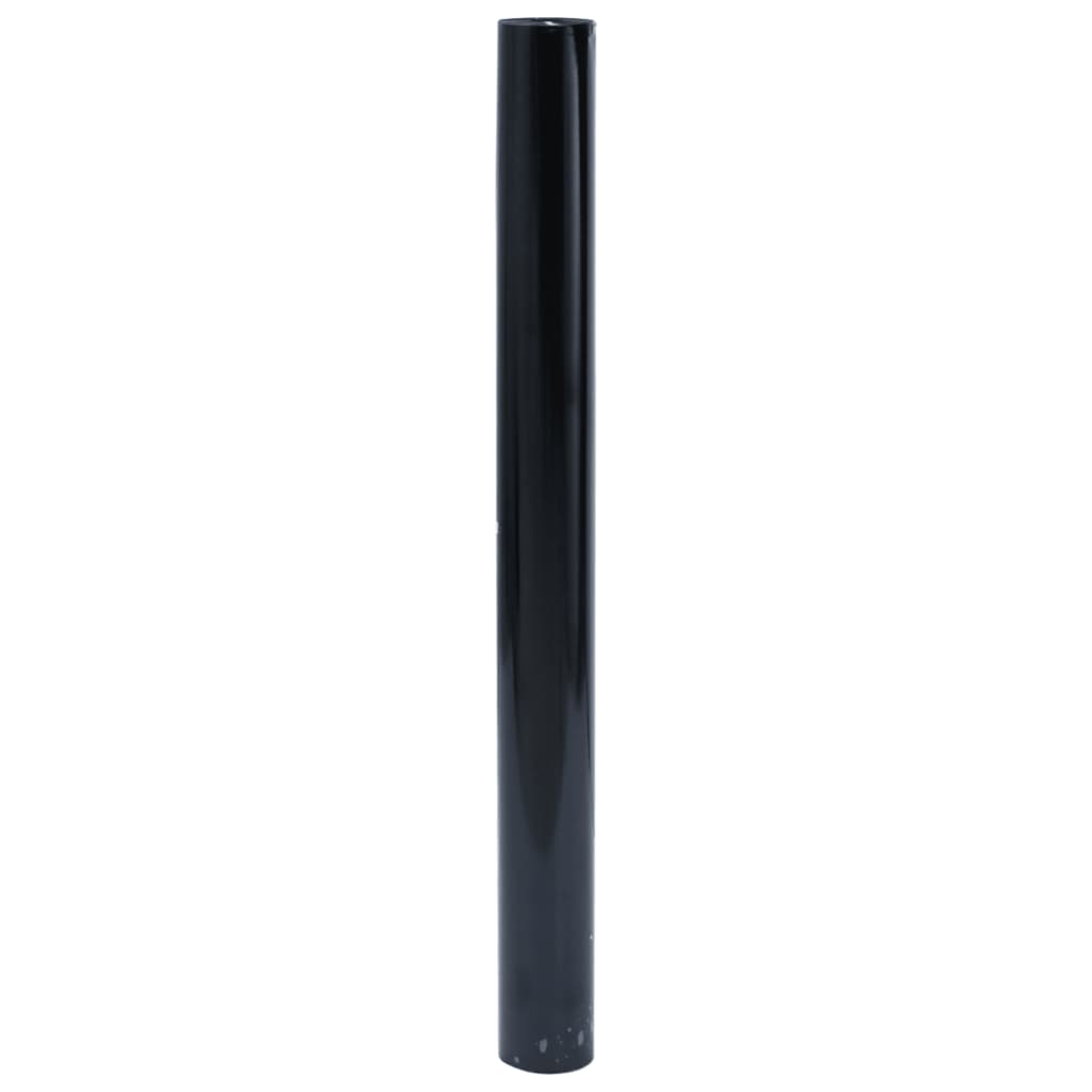 vidaXL Фолио за прозорци статично черен мат 45x2000 см PVC