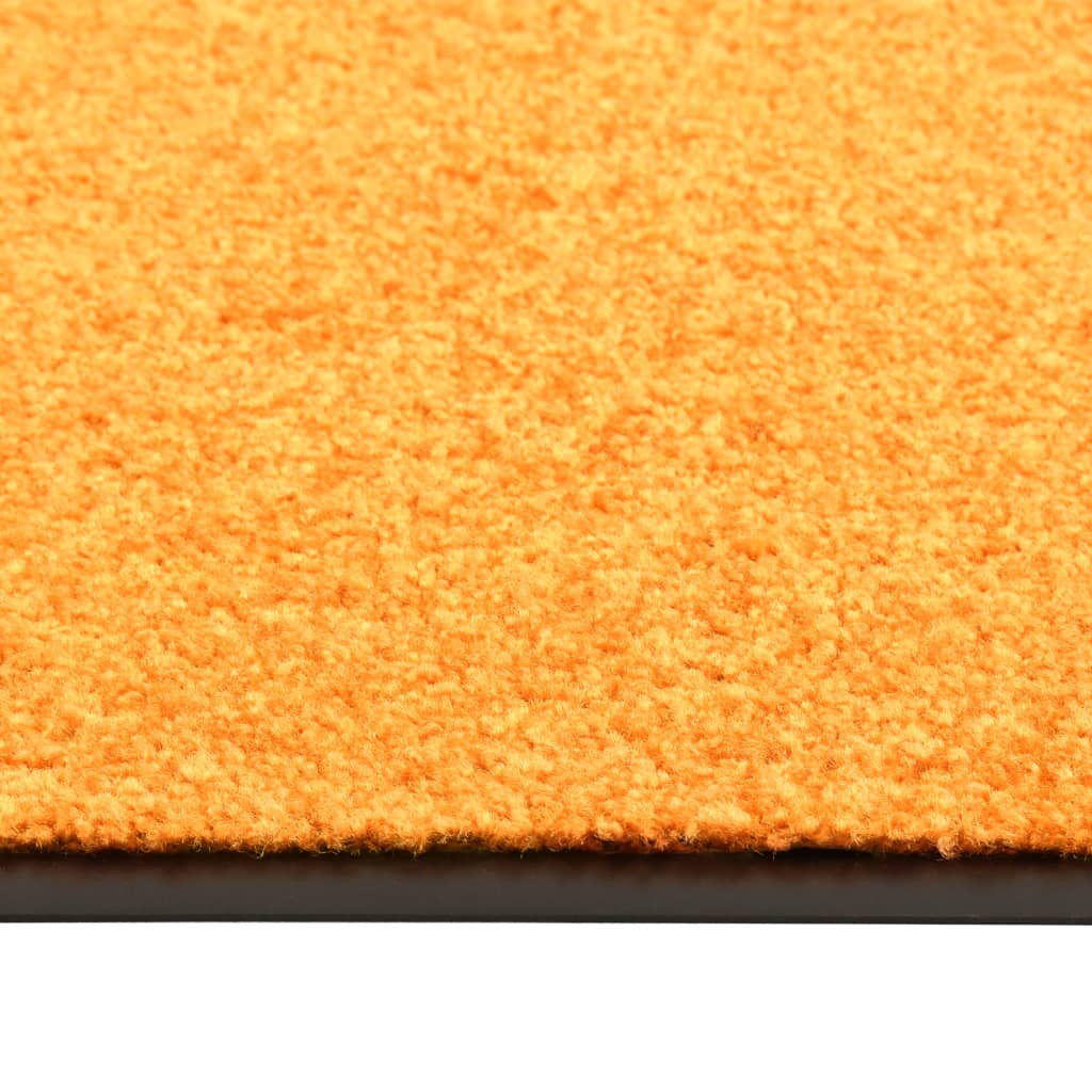 vidaXL Перима изтривалка, оранжева, 90x150 см