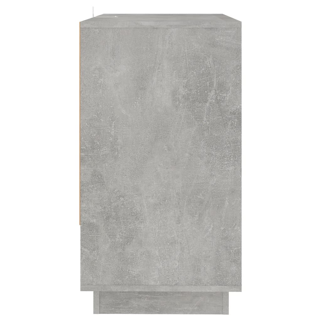 vidaXL Бюфет, бетонно сив, 70x41x75 см, ПДЧ