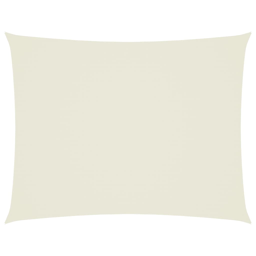 vidaXL Платно-сенник, Оксфорд текстил, правоъгълно, 3x4 м, кремаво
