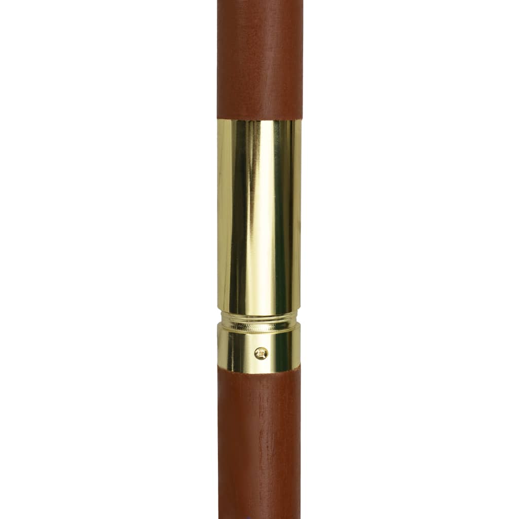 vidaXL Градински чадър с дървен прът, 200x300 см, антрацит