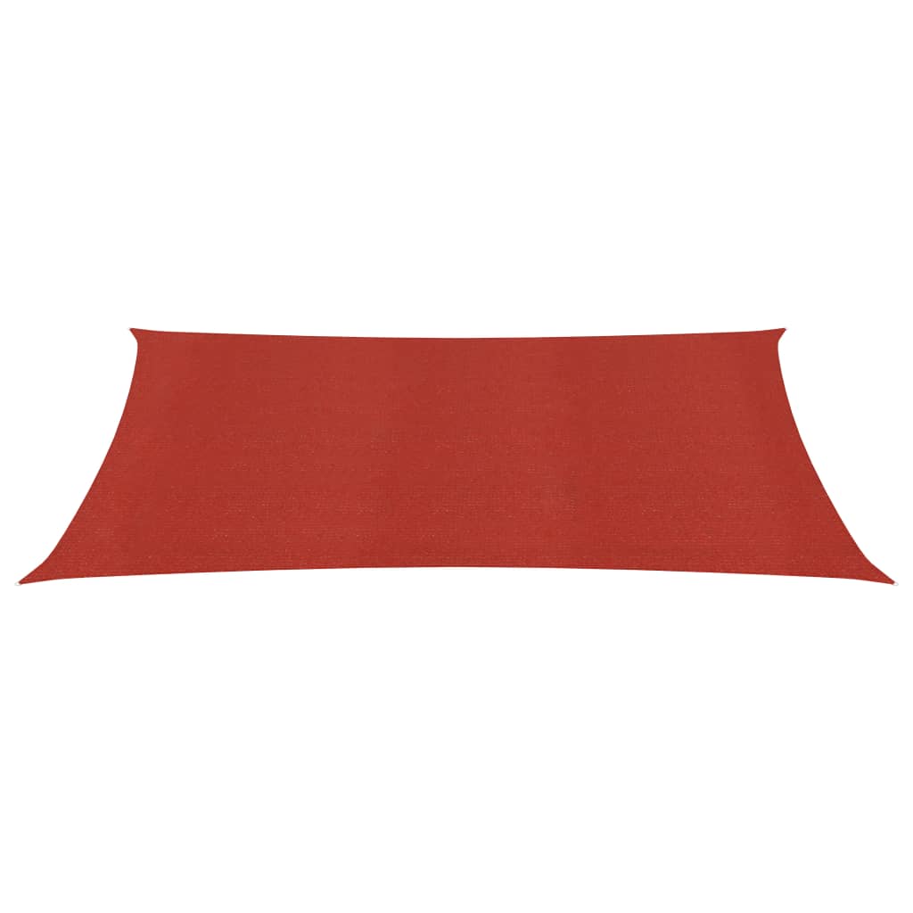 vidaXL Платно-сенник, 160 г/м², червено, 2,5x4 м, HDPE