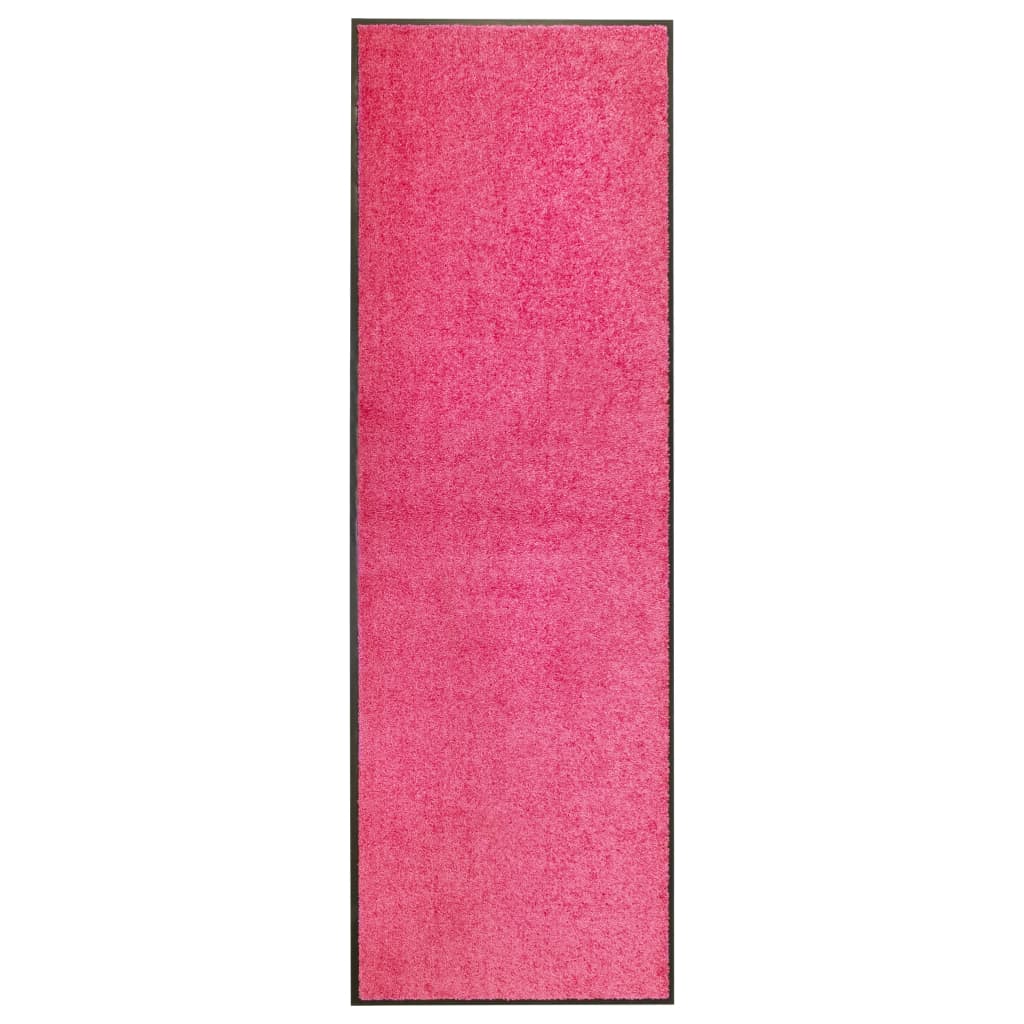 vidaXL Перима изтривалка, розова, 60x180 см