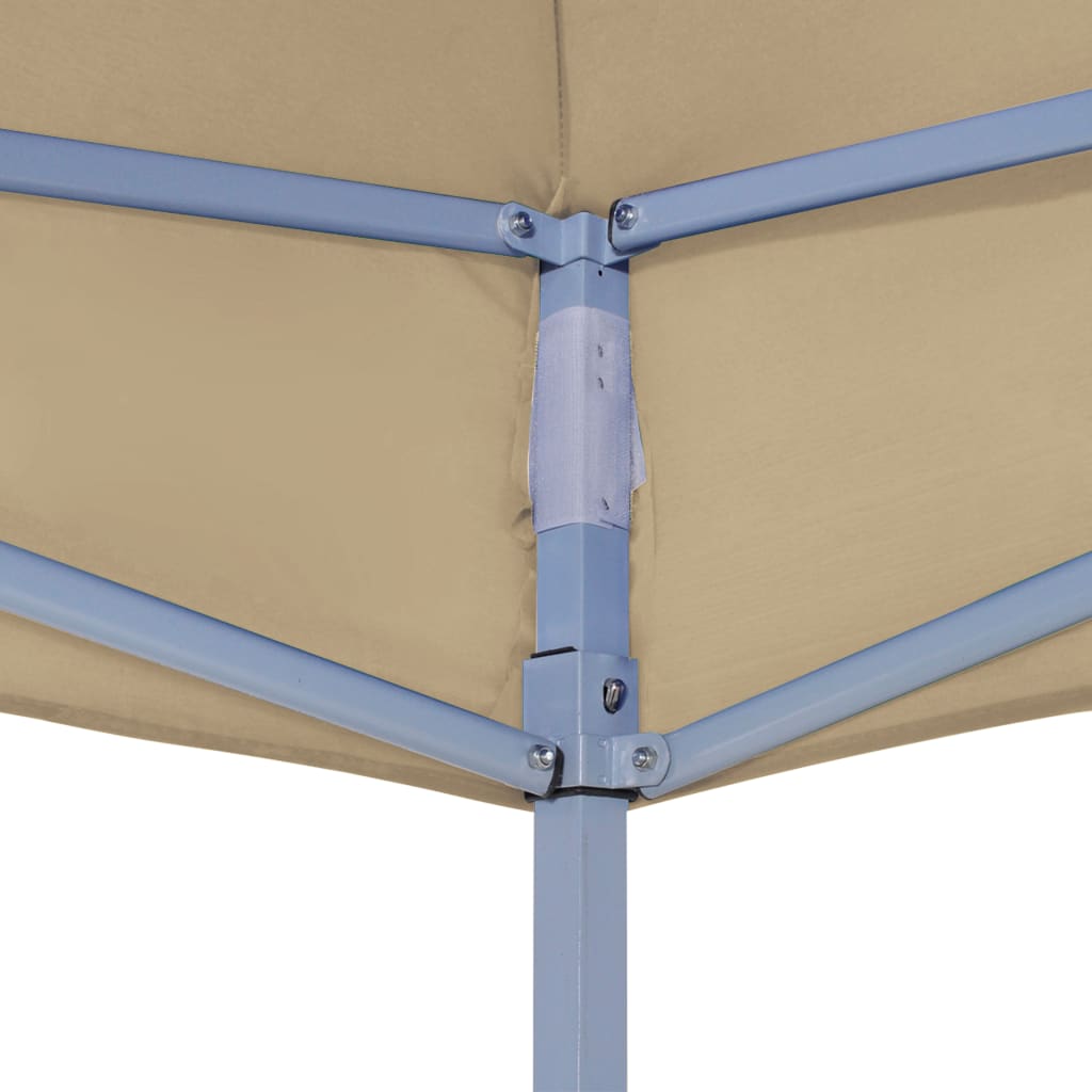 vidaXL Покривало за парти шатра, 3х3 м, бежово, 270 г/м²