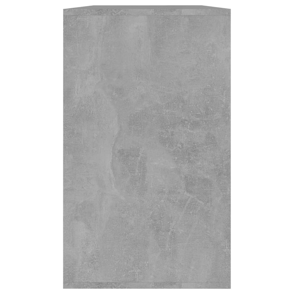 vidaXL Бюфет, бетонно сив, 120x41x75 см, ПДЧ