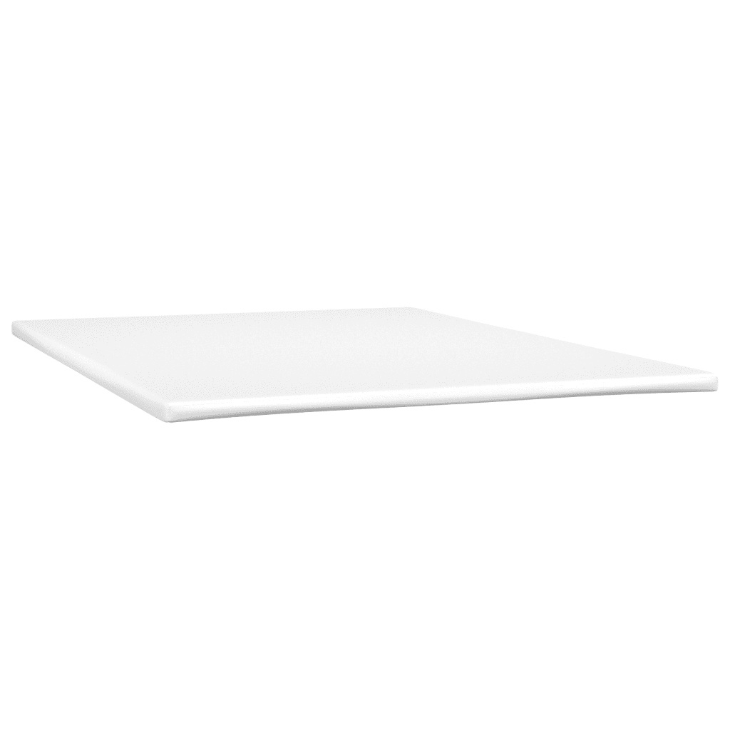 vidaXL Боксспринг легло с матрак, кремаво, 140x190 см, плат