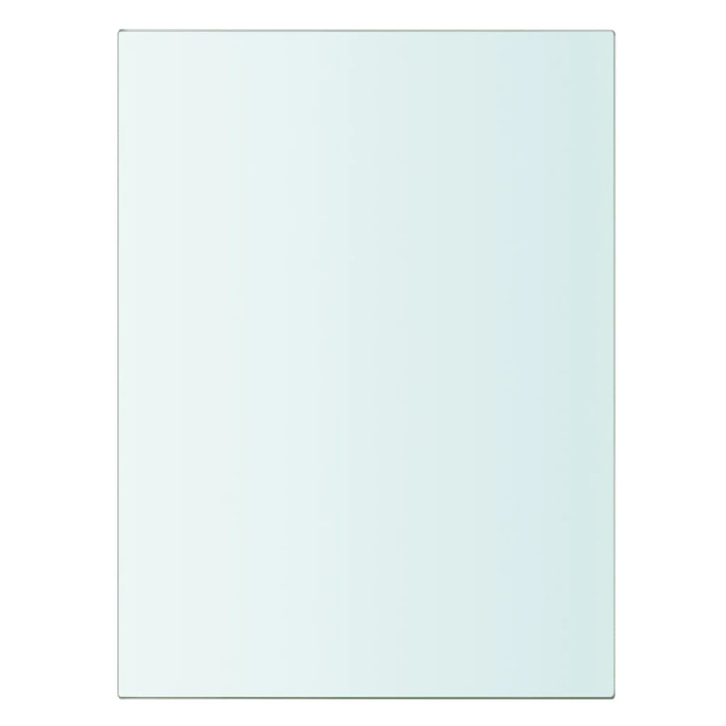 vidaXL Рафтове, 2 бр, панели прозрачно стъкло, 20x15 см