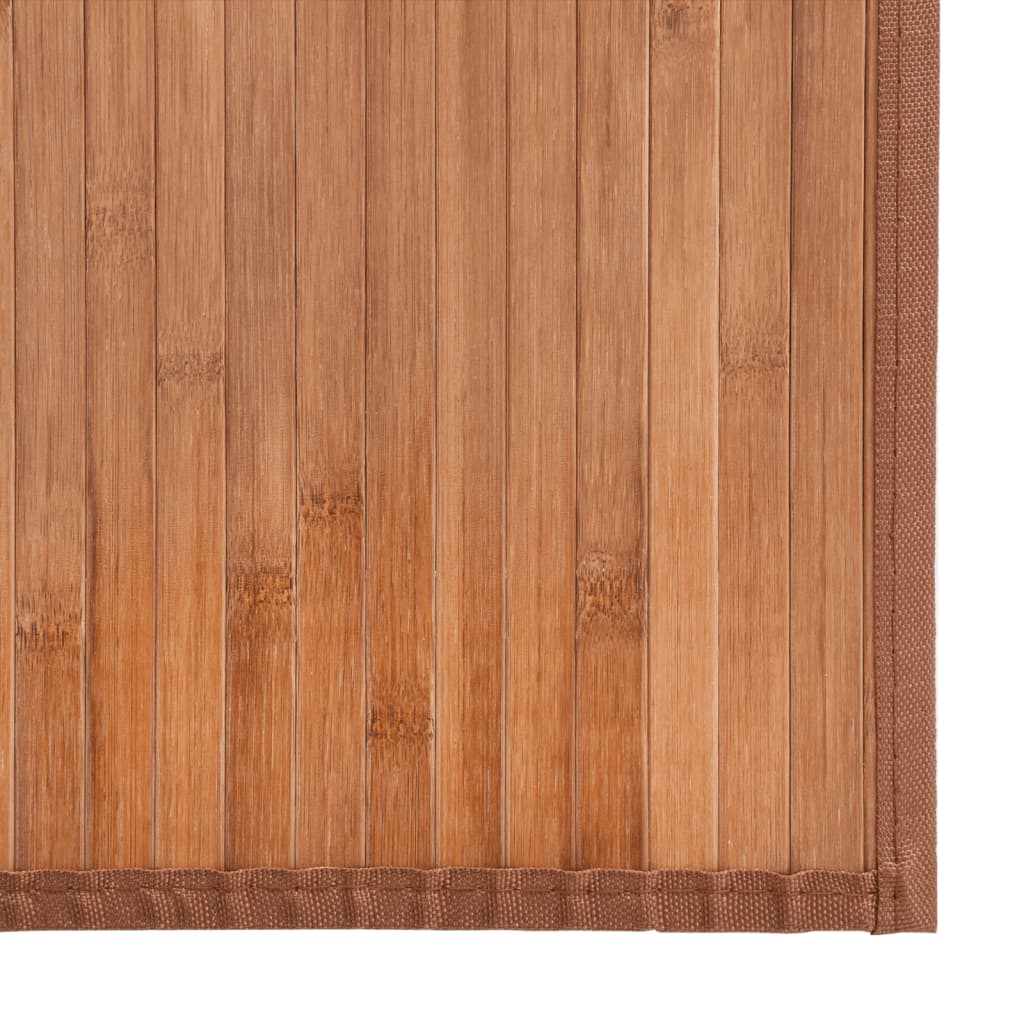 vidaXL Килим, правоъгълен, натурален, 80x100 см, бамбук
