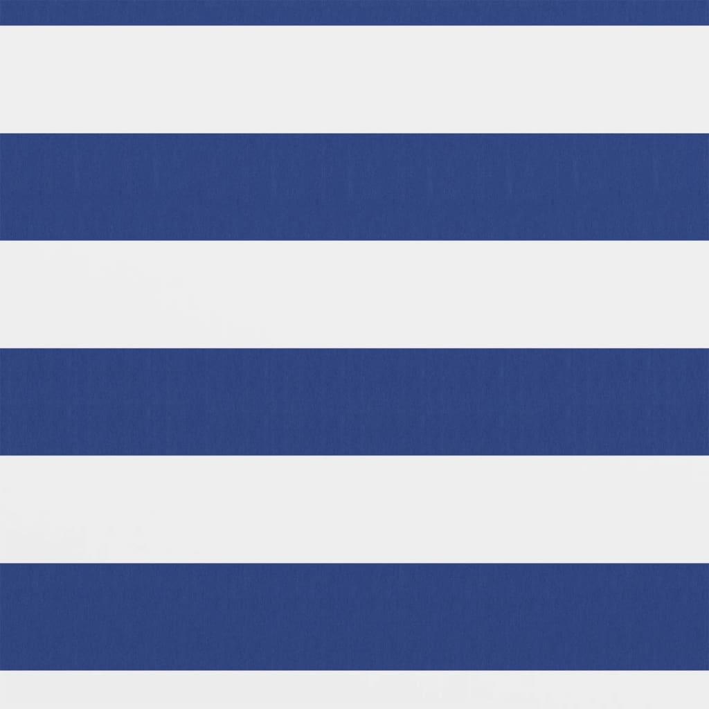 vidaXL Балконски параван, бяло и синьо, 90x300 см, оксфорд плат