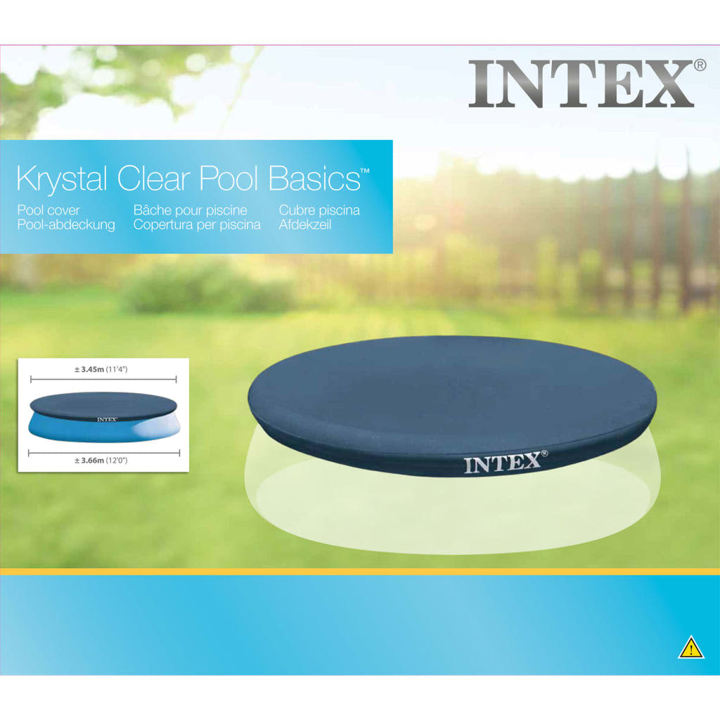 Intex Покривало за басейн кръгло 366 см 28022