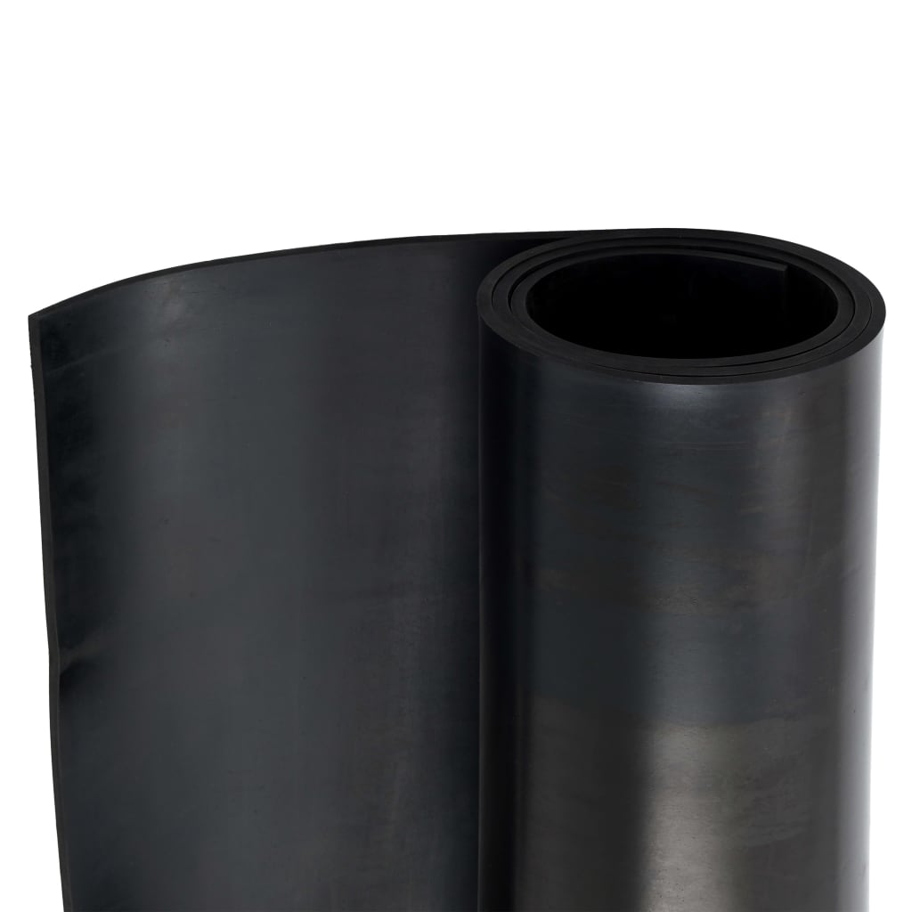vidaXL Гумена настилка против хлъзгане, 1,2x2 м, 8 мм, гладка