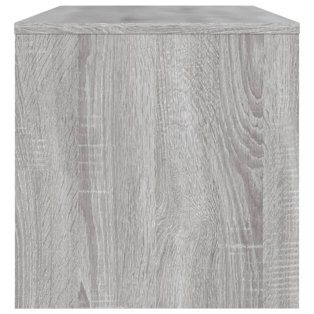 vidaXL ТB шкаф, сив сонома, 120x34x37 см, инженерно дърво